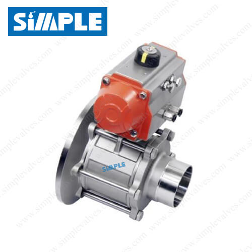 sanitary-air-actuated-ball-valve