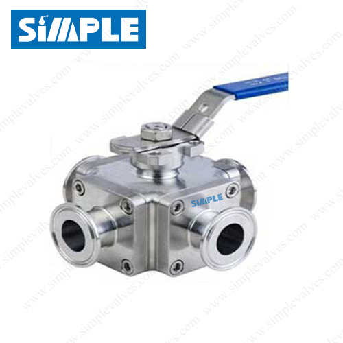 stainless steel butterfly valve quarter turn ball in 3/4 M/F pratique in space 