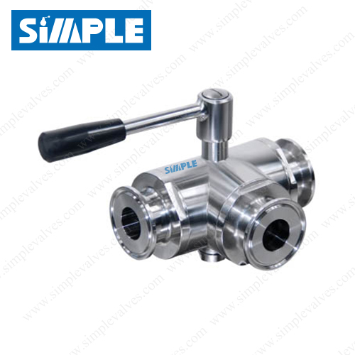 1'' Inch PNEUMATIC SS SANITARY ANGLE SEAT VALVE With TRI CLAMP FITTING DN25