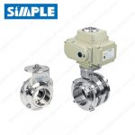 Sanitary Electric Actuated Butterfly Valve