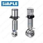 Sanitary Pneumatic Butterfly Valve with IL-TOP (Positioner)