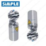 Threaded Butterfly Valve, Sanitary Design, Pneumatic Type