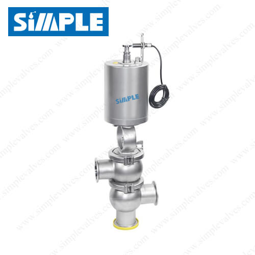 3. Sanitary Single Seat Valve with Proximity Switches, Pneumatic Operated