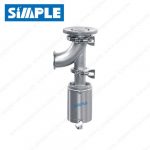 Pneumatic Sanitary Tank Bottom Valve, Discharge Valve