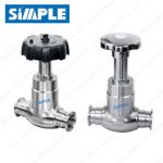Sanitary Manual Globe Valve, Plastic or Stainless Handwheel